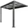 Terrassenüberdachung Solis Deluxe 290 x 295 x 272 cm grau