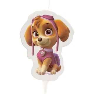 Dekora Geburtstagskerze Skye 7,5 cm pink