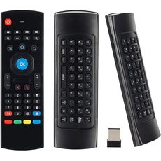MX3 Air Mouse Mini Keyboard Wireless Remote, 2,4G Multifunktionale Fly Mouse mit Infrarot-Lernen für Android Smart TV Box