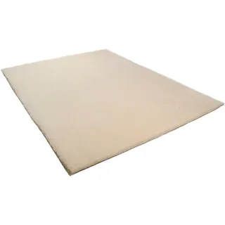 THEKO Amravati Wollteppich 250 x 250 cm Weiß