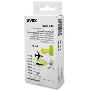 Uvex x-fit Gehörschutzstöpsel 15 Paar