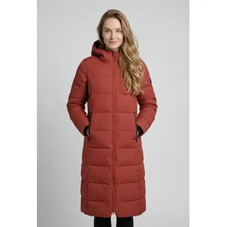 Steppmantel ICEPEAK "ICEPEAK BRILON", Damen, Gr. 38, wine, Obermaterial: 100% Polyester, Mäntel Steppmantel, aus Polyester, wasserdicht mit 10000 mm Wassersäule, wasserabweisend