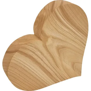 Schönes Holz-Herz aus Esche Holzdekoration Größen wählbar V-40.13-00 - Naturbelassen