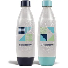 Sodastream Pack de 2 Bouteilles Fuse E-Com Packung mit 2 Flaschen, Kunststoff, durchsichtig