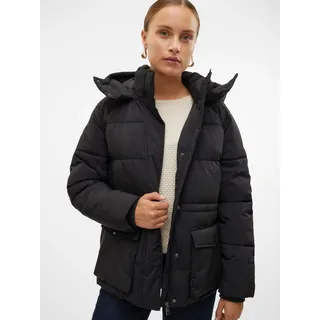 Vero Moda Steppjacke VERO MODA "VMDIANA JACKET NOOS", Damen, Gr. XS, schwarz, Web, Obermaterial: 100% Polyester, unifarben, Jacken Steppjacke