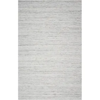 Linea Natura Handwebteppich , Grau, Beige , Textil , rechteckig , 130x200 cm , für Fußbodenheizung geeignet, beidseitig verwendbar, in verschiedenen Größen erhältlich , Teppiche Und Böden, Teppiche, Webteppiche