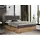 MKS Boxspringbett 180x200 mit Bettkasten Polsterbett 180x200 mit Matratze H4 Boxspringbett 180x200 mit Kopfteil Boxspringbett mit Massivholz Dunkelgrau Kunstleder H4 Grau