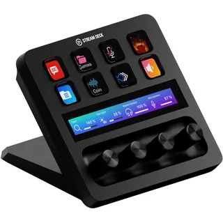 Elgato Stream Deck +, Audiomixer, Live-Produktion und Studio-Controller für Content Creators, Streaming, Gaming, mit anpassbarer Touch-Leiste, Drehreglern und LCD-Tasten, für Mac und PC