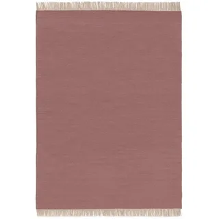 benuta Wollteppich Liv, rechteckig, Höhe: 5 mm, Kunstfaser, Berber, Ethno-Style, Wohnzimmer rosa 60 cm x 100 cm x 5 mm