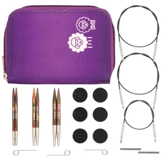 KnitPro Symfonie Starter Austauschbare Nadelspitzen Set 5" (13cm) | 3 Größen (4mm bis 6mm)