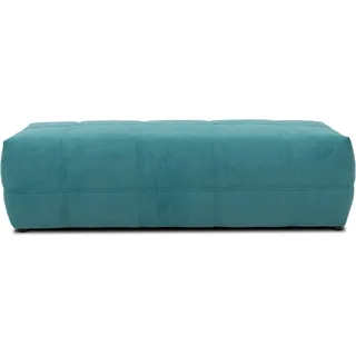 DOMO. collection Polsterhocker Brandon, Sitzhocker, Fußhocker, Hocker 150 x 60 x 40 cm (BxTxH), türkis