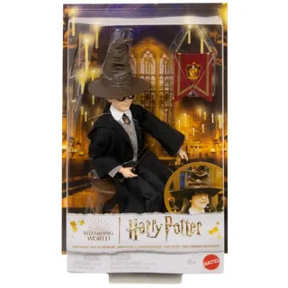 Mattel Harry Potter Titelfigur mit beweglichen Gelenken und sprechendem Hut 27 cm