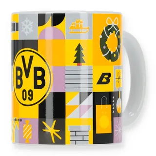 Dortmund Borussia BVB Weihnachtstasse Tasse (multi, one size)