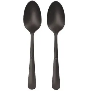 Papstar Löffel Mehrweg 19 cm 10 St. Schwarz