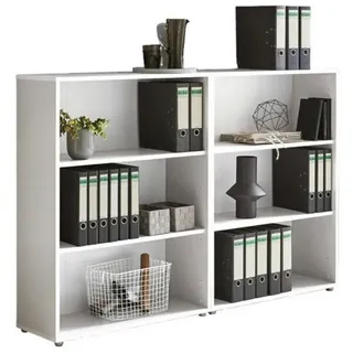 Mid.you Aktenregal , Weiß , Holzwerkstoff , 4 Fächer , 168.8x113.6x33 cm , Made in Germany , erweiterbar, stehend, in verschiedenen Größen erhältlich , Büromöbel, Büroregale, Aktenregale