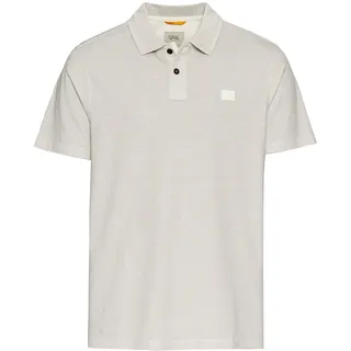 camel active Herren Kurzarm Poloshirt aus Reiner Baumwolle Beige, Menswear-XL