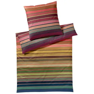 REMEMBER Bettwäsche "Ascona" 135 x 200 cm, gestreift