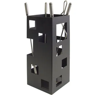 Imex der Fuchs 10029 Verlege für Kamin, quadratisch (Set aus Edelstahl, 50 x 20 x 20 cm