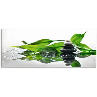 Artland Glasbild "Spa mit Steinen und Bambus" Zen 1 Stk. tlg. in verschiedenen Größen, farbe bild(er): grün