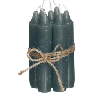Comforder Kerzen Set (7 Stück), 11cm Stabkerzen Grau, Tafelkerzen einfarbig, 4+ Stunden Brenndauer