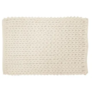 Douceur d'Intérieur, Badteppich (50 x 80 cm) Ariel Natur, Baumwolle/Polyester Chenille