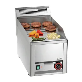 Bartscher Griddleplatte GDP 320E-CG, Griddleplatte für eine Speisenzubereitung mit perfekten Röstaromen, 1 Stück