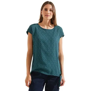 CECIL Damen B344081 Sommerbluse, deep Lake Green, XS