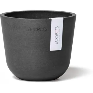 Ecopots Pflanztopf Oslo Mini Dunkelgrau 11,5 cm x 10 cm