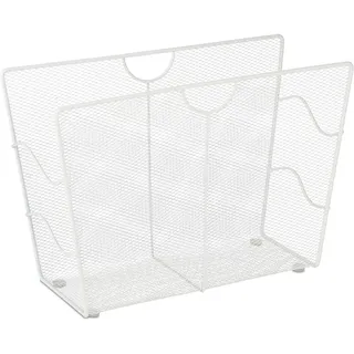 Relaxdays Zeitungsständer, Metall (39 x 17 x 27 cm)