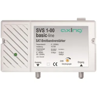 Axing SVS 1-00 Satelliten-Breitbandverstärker (25dB, 47-2200 MHz)