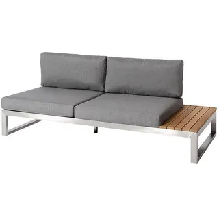 Modulsystem Virginia Seitenteil links Edelstahl