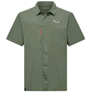 Salewa Puez Kurzarmhemd Faded Green XL