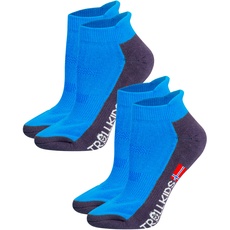 Bild von - Hiking-Socken Low Cut 2er-Pack in medium blue, Gr.27-30,