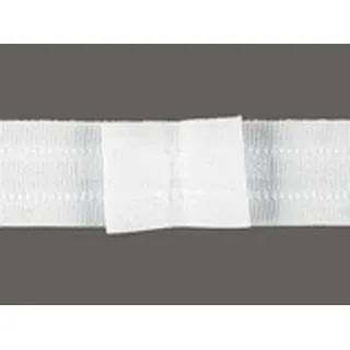 Gerster Faltenband "Faltenband 26mm, 2 Falten", weiß