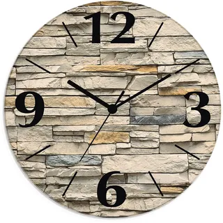 ARTland Funkwanduhr 30 cm 5520 beige