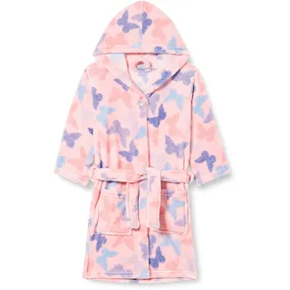 Playshoes Unisex Kinder Fleece-Bademantel Morgenmantel, Schmetterlinge, 158/164