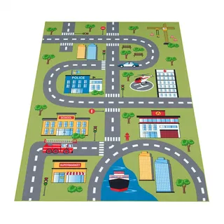 Paco Home Bino 570 Kinderteppich 160 x 220 cm Grün