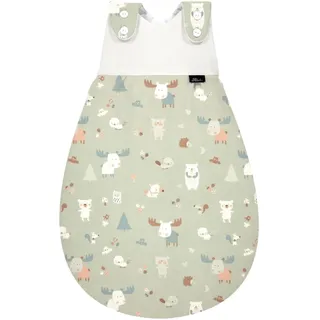 Alvi Baby-Mäxchen Außensack Bio-Baumwolle | Baby Schlafsack mit 2.5 TOG aus Bio-Baumwolle für Sommer und Winter als Ganzjahresschlafsack für Kleinkinder