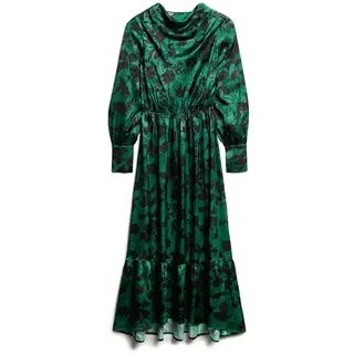 Superdry Langes Kleid Floral Teal M