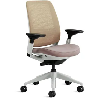 Steelcase Series 2 Ergonomischer Bürostuhl mit LiveBack Lumbalstütze und 4D-Armlehnen Linse, 72 x 64 x 101