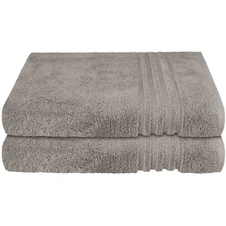 Milano Duschtuch 2 x 70 x 140 cm silber