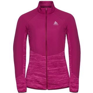 Odlo Damen Laufjacke Run Easy Warm HYBRID, festival fuchsia, L