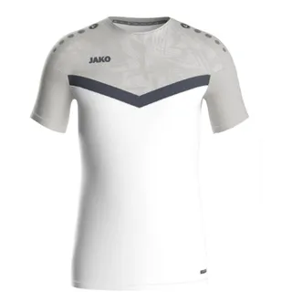 Jako T-Shirt Iconic weiß/soft grey/anthra light 40