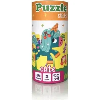 Lernspiel Puzzle Sticks Einhorn Lama Puzzle Roter Kafer