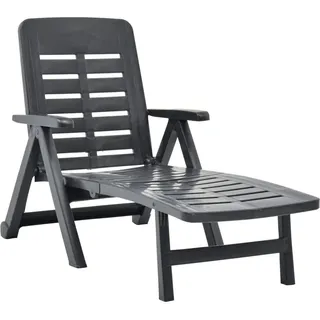 vidaXL Klappliege 189 x 72 x 96 cm Anthrazit