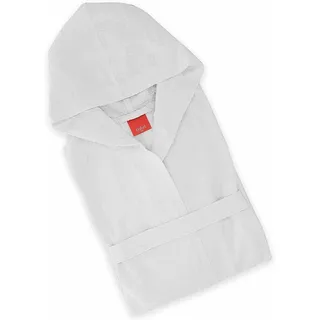 Gabel Golf Bademantel mit Kapuze, Baumwolle, 10 Weiss, XL