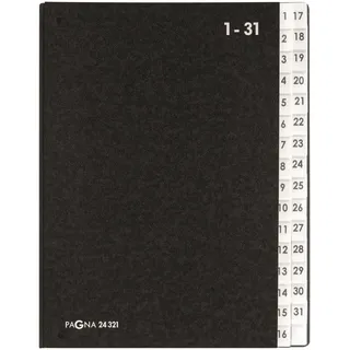 Pultordner 1-31 schwarz