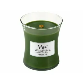 Woodwick Frasier Fir Duftkerze 275 g grün
