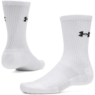 Under Armour Performance Cotton Funktionssocken 3er Pack White/Ultimate Black S