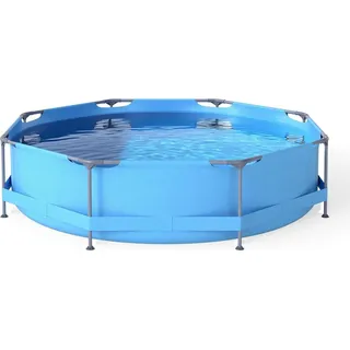Runder Aufstellpool 3 m x 76 cm mit Filterpumpe - Blau